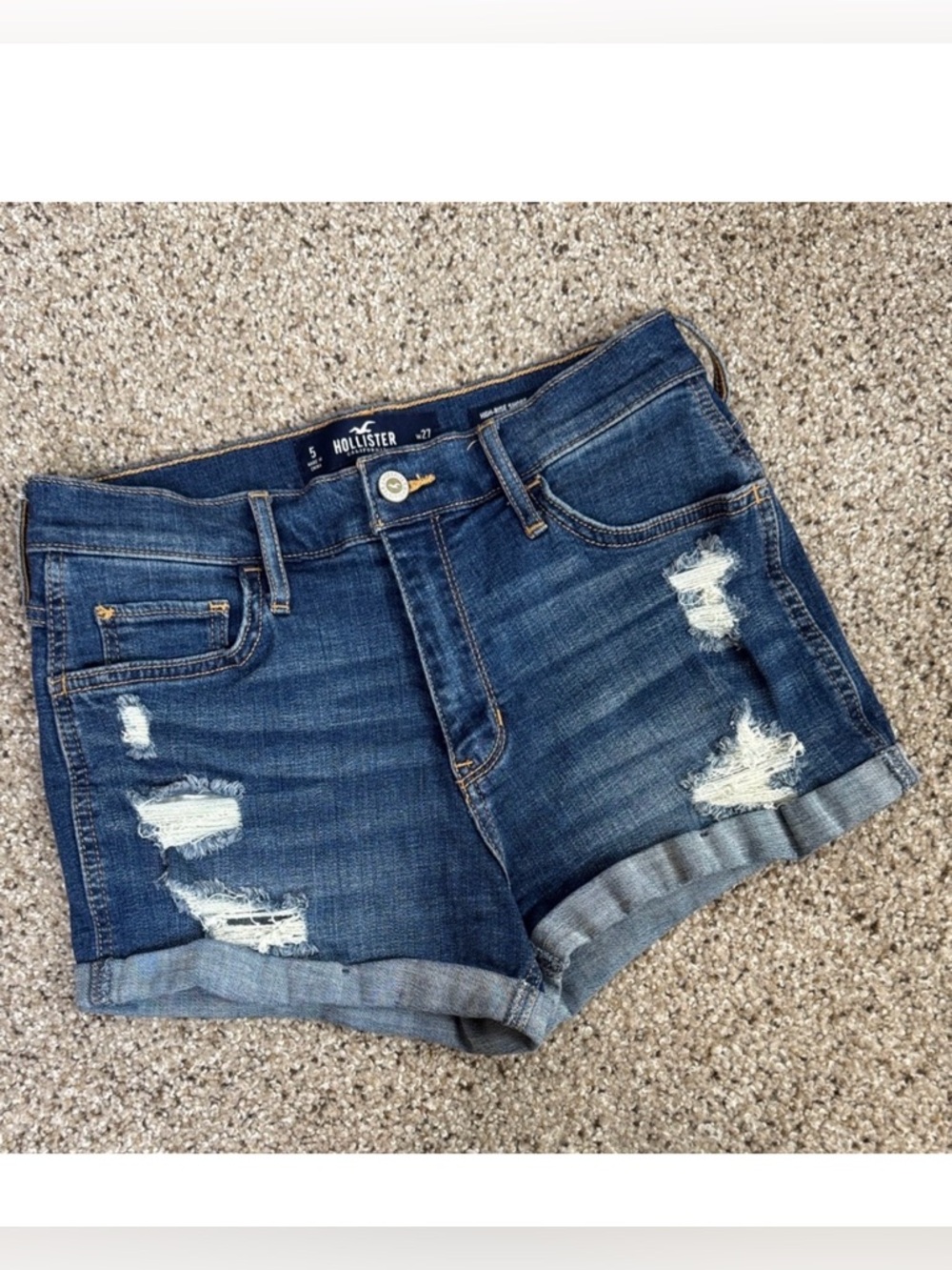 Hollister Women's Distressed Jean Shorts